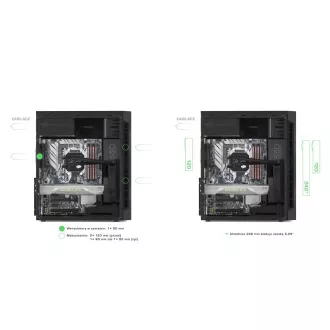 SilentiumPC MidT Armis AR1 Pure Black / SD olvasó / 2x USB 3.0 / 1x 80mm ventilátor / fekete SilentiumPC MidT Armis AR1 Pure Black / SD olvasó / 2x USB 3.0 / 1x 80mm ventilátor / fekete