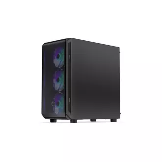 ENDORFY Case Arx 700 ARGB, átlátszó oldallap, ATX, 4x140mm ARGB ventilátor, fekete