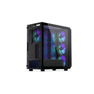 ENDORFY Case Arx 700 ARGB, átlátszó oldallap, ATX, 4x140mm ARGB ventilátor, fekete