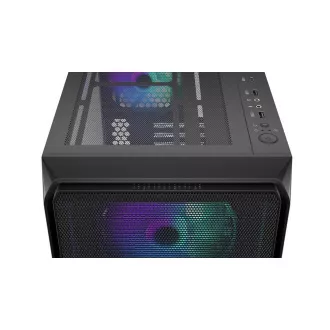 ENDORFY Case Arx 700 ARGB, átlátszó oldallap, ATX, 4x140mm ARGB ventilátor, fekete