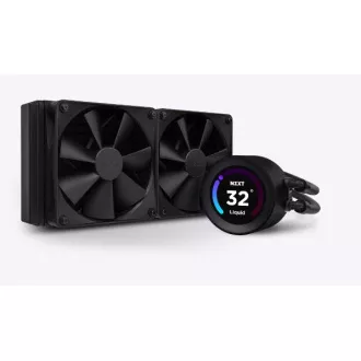 NZXT vízhűtő Kraken 280 ELITE / 2x140mm ventilátor / LCD kijelző / 6 év / LGA1851 / AM5