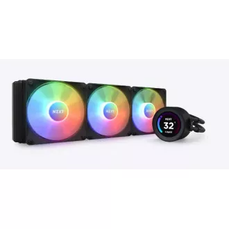 NZXT vízhűtő Kraken 360 ELITE RGB / 3x120mm RGB ventilátor / LCD kijelző / 6 év / LGA1851 / AM5 NZXT vízhűtő Kraken 360 ELITE RGB / 3x120mm RGB ventilátor / LCD kijelző / 6 év / LGA1851 / AM5