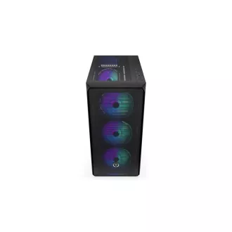 ENDORFY Case Arx 500 ARGB, Átlátszó oldallap, ATX, 4x140mm ARGB ventilátor, fekete