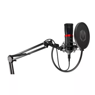 Endorfy mikrofon Solum Streaming (SM950)/ streaming / állítható kar / pop-up szűrő / USB