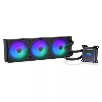 ENDORFY Vízhűtő Navis F360 ARGB, 3x120mm, LGA1851, AM5, fekete, fekete