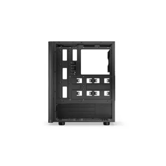 ENDORFY Case Ventum 200 ARGB, átlátszó oldallap, ATX, 4x120mm ARGB ventilátor, fekete