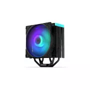 ENDORFY CPU-hűtő Fera 5 Black ARGB, 1x120mm, LGA1851, AM5, fekete, fekete