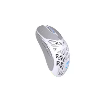 Endorfy Gaming egér LIV Plus Wireless Onyx White, vezeték nélküli, ARGB, fehér, fehér
