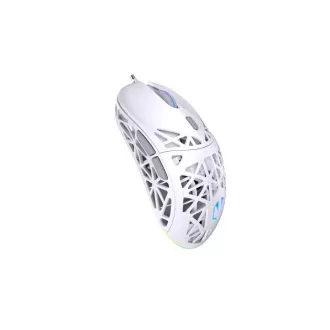 Endorfy Gaming egér LIV Onyx White, vezetékes, ARGB, fehér