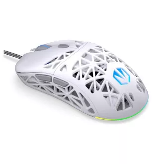 Endorfy Gaming egér LIV Onyx White, vezetékes, ARGB, fehér