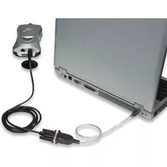 MANHATTAN USB-soros port átalakító (USB AM / DB9M, RS232), buborékcsomagolásban