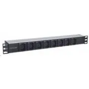 Intellinet PDU elosztó panel, 8x C13 aljzat, 1U rack, 2m leválasztható kábel, anti drop