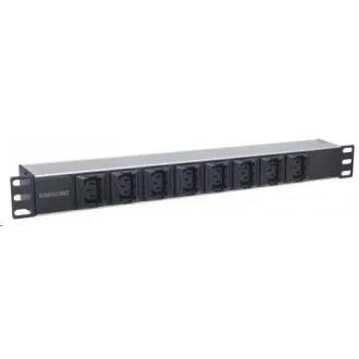Intellinet PDU elosztó panel, 8x C13 aljzat, 1U rack, 2m leválasztható kábel, anti drop