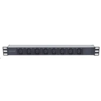Intellinet PDU elosztó panel, 8x C13 aljzat, 1U rack, 2m leválasztható kábel, anti drop
