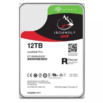 SEAGATE HDD 12TB IRONWOLF PRO (NAS), 3,5