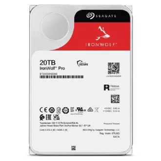 SEAGATE HDD 20TB IRONWOLF PRO (NAS), 3,5