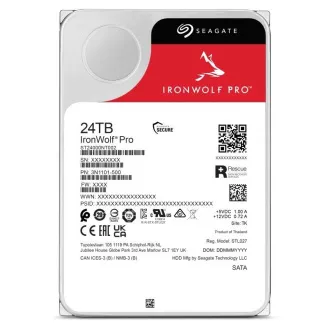 SEAGATE HDD IRONWOLF PRO (NAS) 24TB SATAIII/600, 7200 fordulat/perc