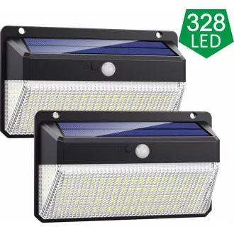 Viking kültéri napelemes LED lámpa M328 mozgásérzékelővel, 2 db-os készlet Viking kültéri napelemes LED lámpa M328 mozgásérzékelővel, 2 db-os készlet