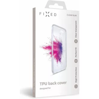 FIXED zselés hátlap Apple iPhone 12/12 Pro készülékhez, átlátszó