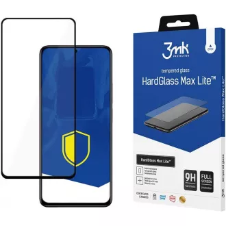 3mk edzett üveg HardGlass Max Lite fekete a Xiaomi Redmi Note 11 4G / 11S 4G számára