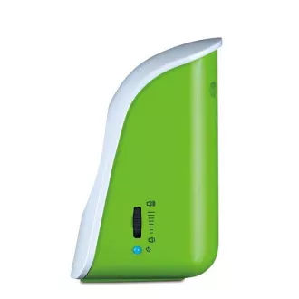 GENIUS hangszóró SP-U115, hordozható hangszóró, USB tápegység, fehér-zöld