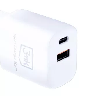 3mk hálózati töltő - Hyper Charger 20W, fehér 3mk hálózati töltő - Hyper Charger 20W, fehér