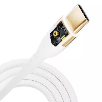 3mk adatkábel - Hyper Silicone Cable C to C 2m 100W, fehér 3mk adatkábel - Hyper Silicone Cable C to C 2m 100W, fehér