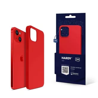 3mk Hardy szilikon mágnestok Apple iPhone 14 Plus készülékhez, piros színű