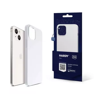 3mk védőburkolat HARDY szilikon mágnestok Apple iPhone 14 Plus készülékhez, fehér