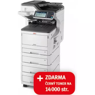 Oki MC853dnv 23 ppm A3 ProQ2400DPI, PCL / PS, USB, LAN (nyomtatás / szkennelés / Másolás / Fax) 250 GB HDD
