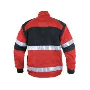 Blúz CXS LUXY BRIGHT, férfi, piros-fekete, 46-os méret