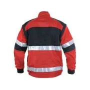 Blúz CXS LUXY BRIGHT, férfi, piros-fekete, 50-es méret