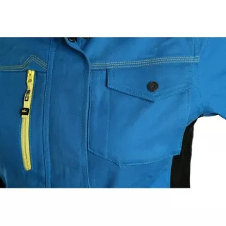 CXS STRETCH blúz, 170-176cm, férfi, közepes kék-fekete, 44-es méret