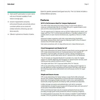 HPE Aruba Networking AP-515 (RW) Dual Radio 4x4/2x2 802.11ax belső antennák Unified Campus AP RENEW Q9H62A