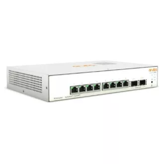 HPE Networking Instant On Switch 8p Gigabit 2p SFP (ventilátor nélküli) 1930