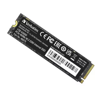 VERBATIM SSD Vi5000 Belső PCIe NVMe M.2 SSD 1TB, W 4500/ R 5000 MB/s