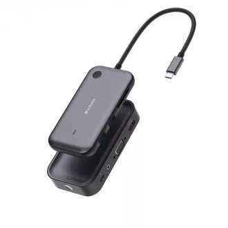VERBATIM kijelzőadapter WDA-01 Share My Screen 1080P, USB-C hub