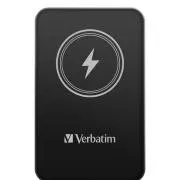 VERBATIM Powerbank Charge 'n' Go, mágneses, 5000 mAh, USB-C, Fekete