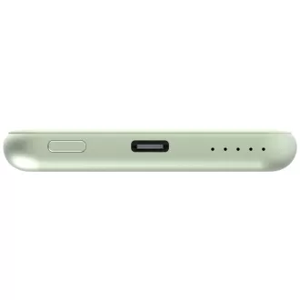 VERBATIM Powerbank Charge 'n' Go, mágneses, 5000 mAh, USB-C, zöld