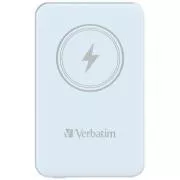 VERBATIM Powerbank Charge 'n' Go, mágneses, 5000 mAh, USB-C, kék