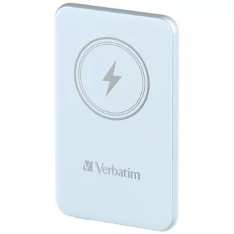 VERBATIM Powerbank Charge 'n' Go, mágneses, 5000 mAh, USB-C, kék