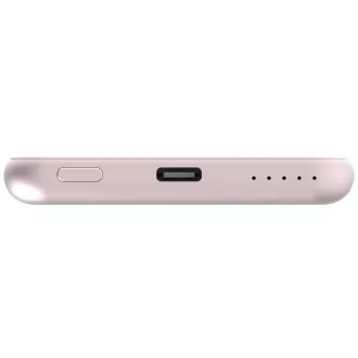 VERBATIM Powerbank Charge 'n' Go, Mágneses, 5000 mAh, USB-C, Rózsaszín