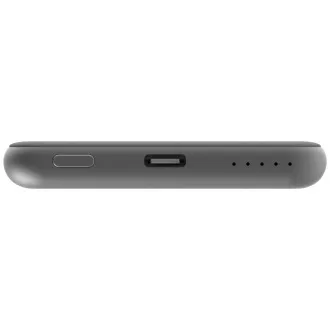 VERBATIM Powerbank Charge 'n' Go, mágneses, 5000 mAh, USB-C, szürke