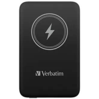 VERBATIM Powerbank Charge 'n' Go, mágneses, 10000 mAh, USB-C, Fekete