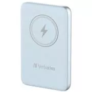 VERBATIM Powerbank Charge 'n' Go, mágneses, 10000 mAh, USB-C, kék