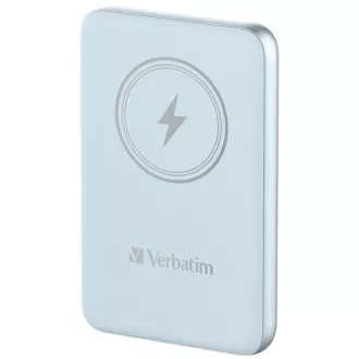 VERBATIM Powerbank Charge 'n' Go, mágneses, 10000 mAh, USB-C, kék