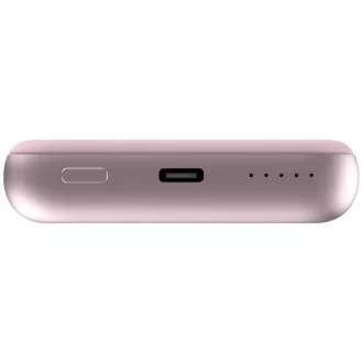 VERBATIM Powerbank Charge 'n' Go, Mágneses, 10000 mAh, USB-C, Rózsaszín