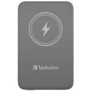 VERBATIM Powerbank Charge 'n' Go, mágneses, 10000 mAh, USB-C, szürke