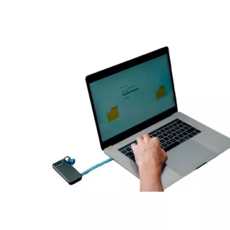 VERBATIM Külső SSD 1TB Pocket USB3.2 Gen 2, fekete/kék