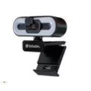 VERBATIM WebCam AWC-02 Full HD 1080p autofókusz, mikrofon, fény